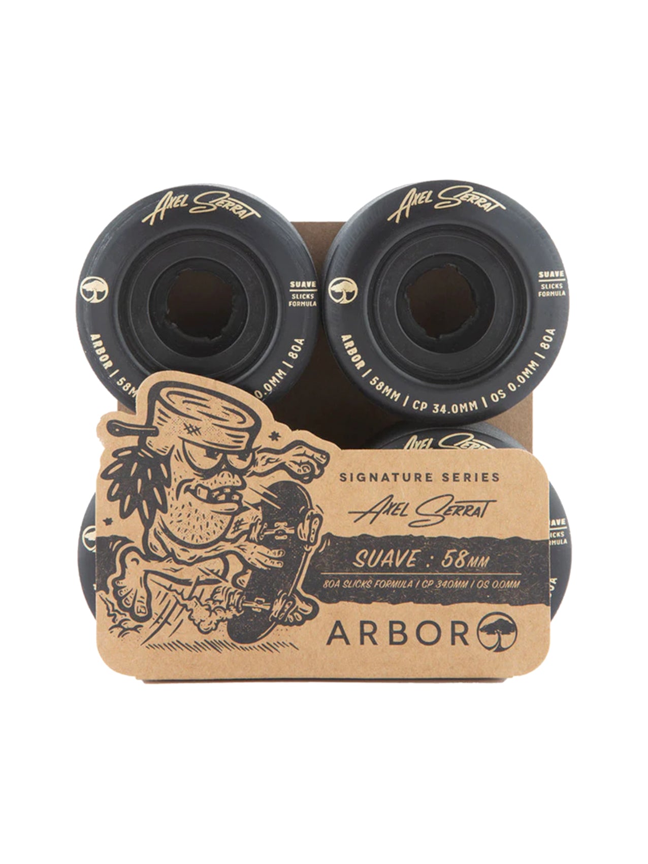 Arbor Cruiser Wheels "Suave - Axel Serrat" 58mm/80a