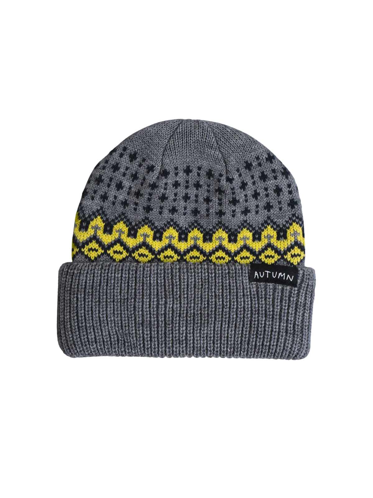 Autumn "Fairrisle" Beanie Cement