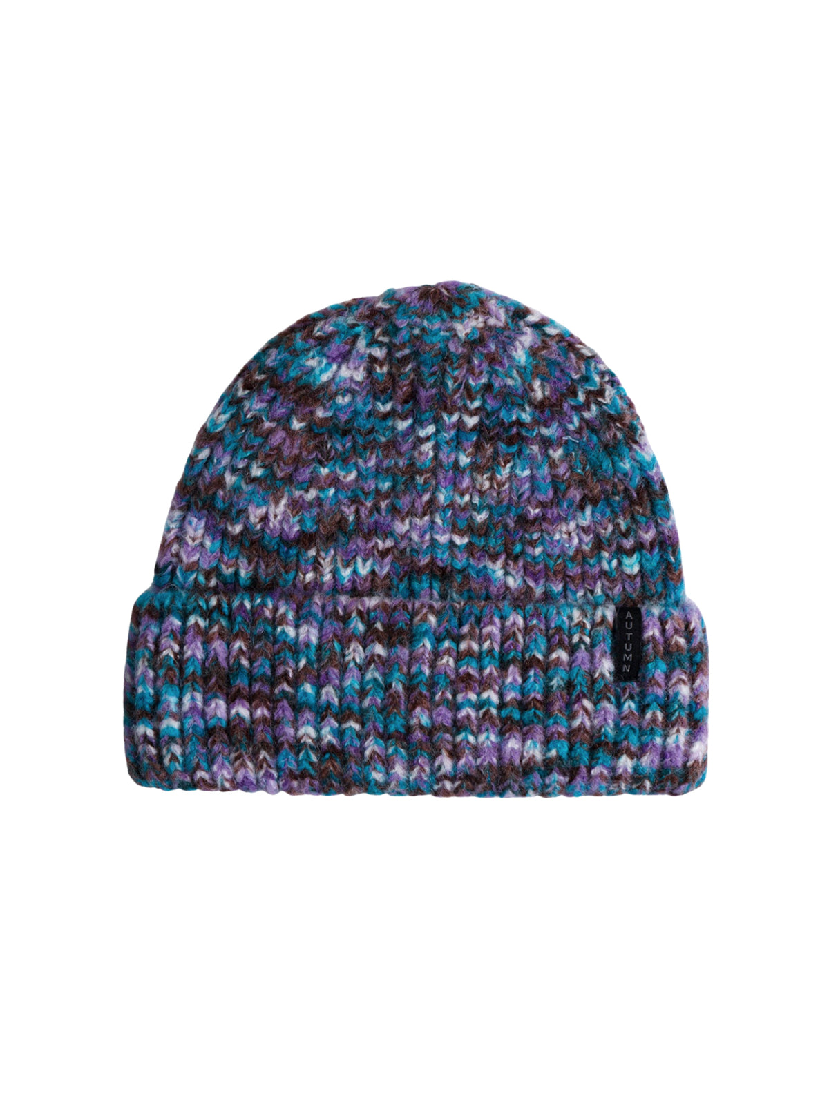 Autumn "Marble Knit" Beanie Plum