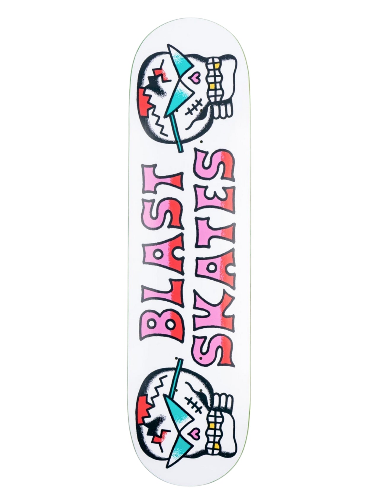 Blast Skateboards "Skulls" Twin Tail 8.375"