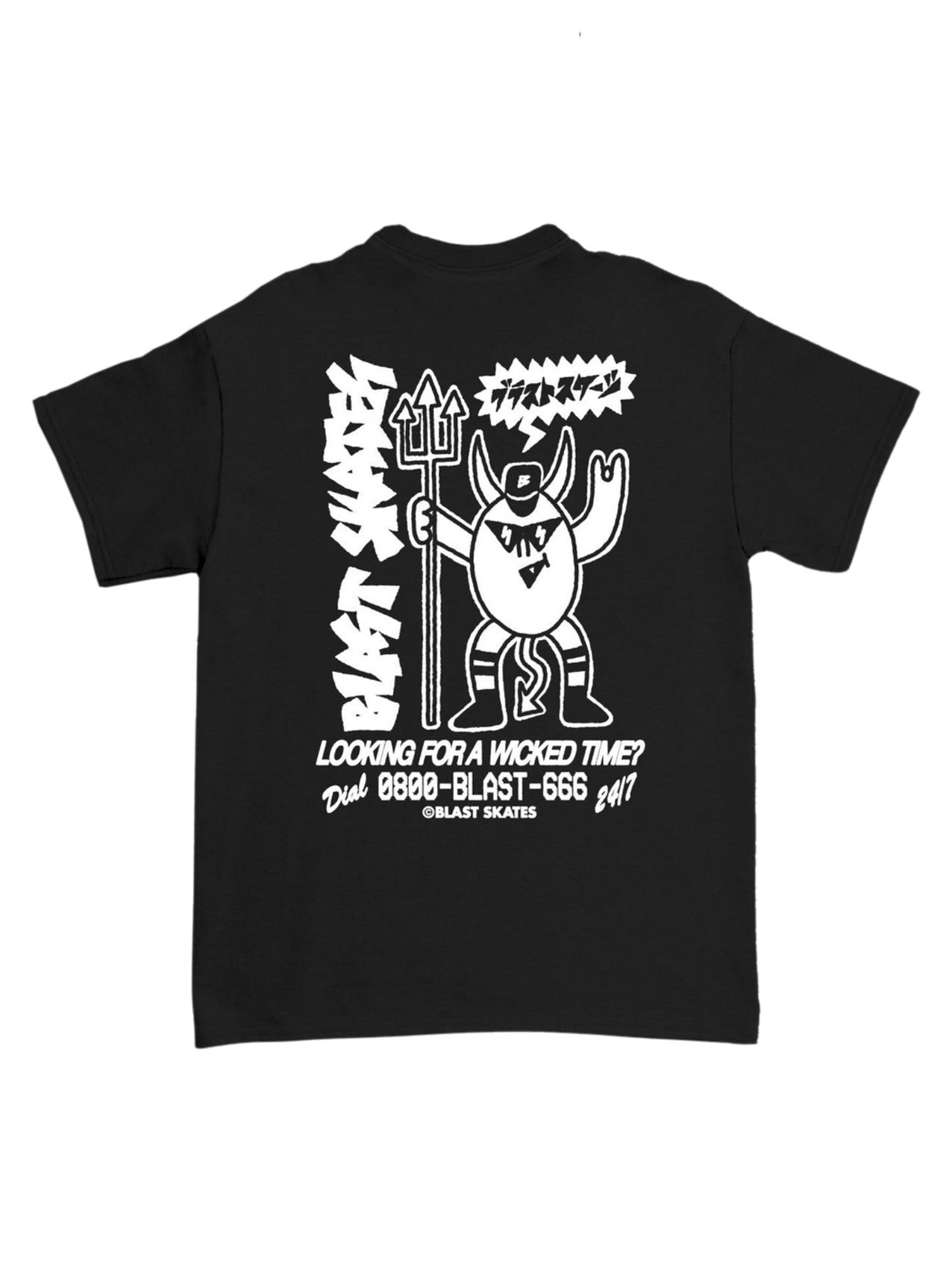 Blast T-Shirt "Devil Mascot" Black