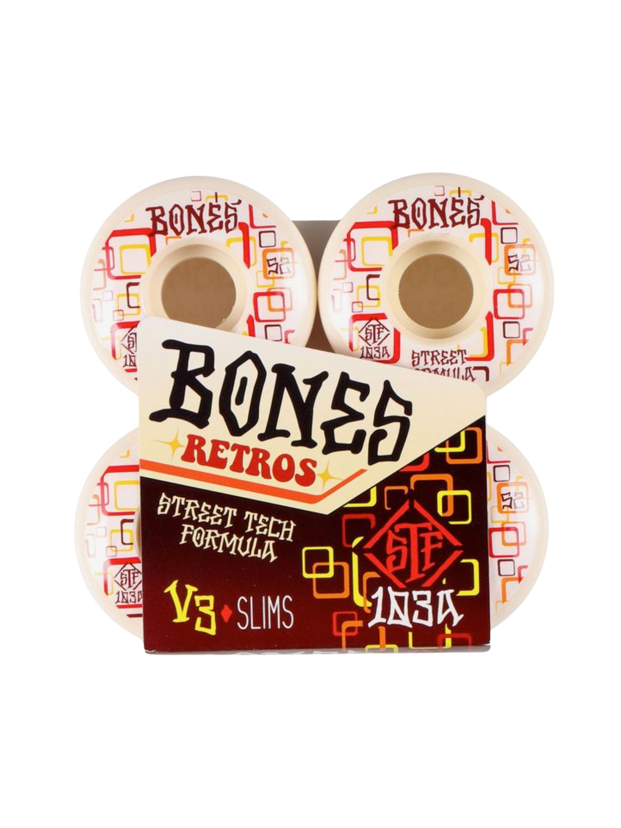 Bones Wheels "STF Retros Slim V3" 52mm/103a