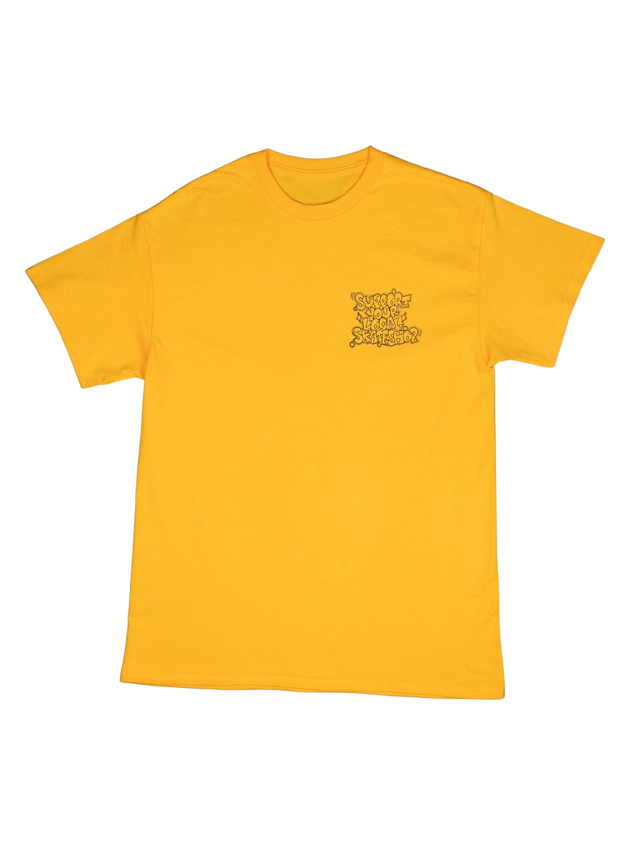 Bretterbude T-Shirt "Skateshop Day" Yellow