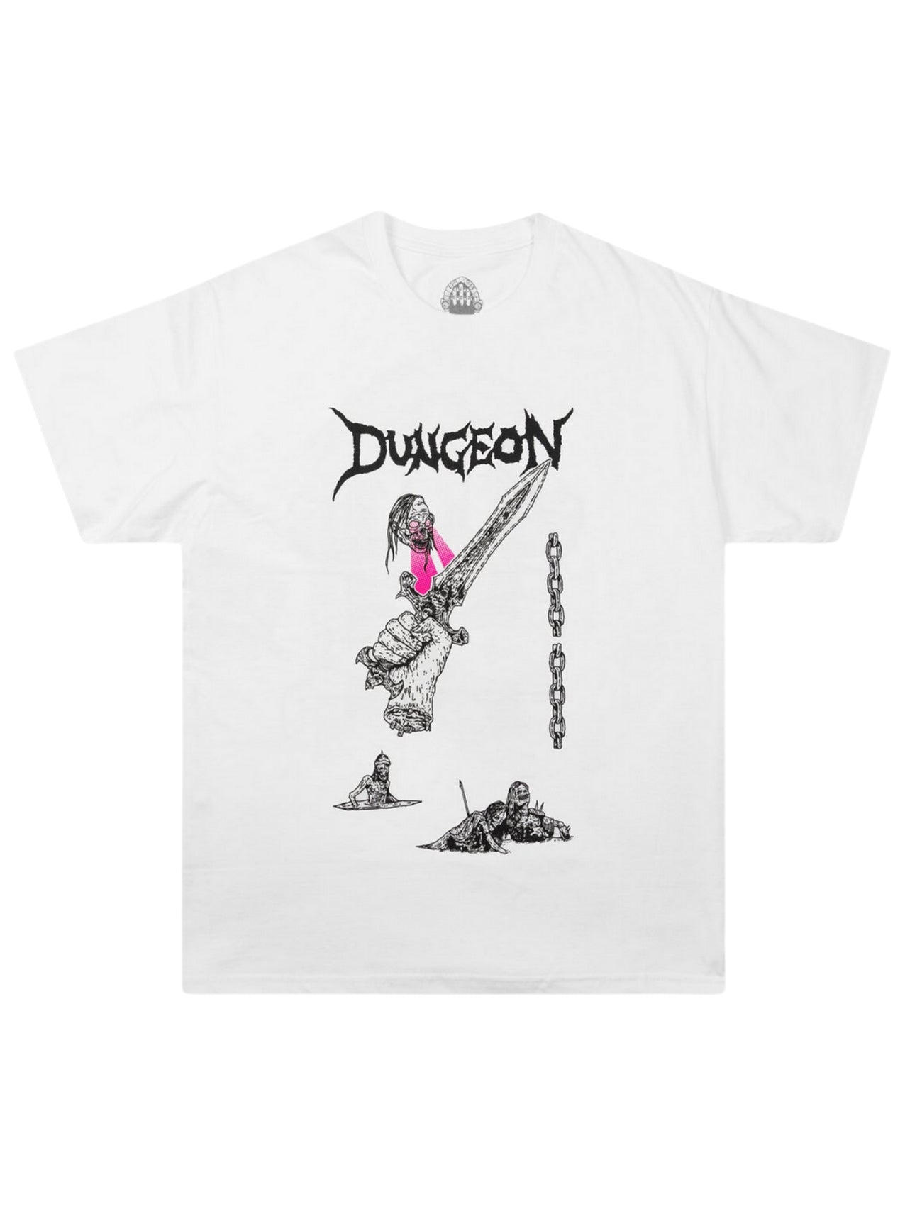Dungeon T-Shirt "Power Of The Sword" White