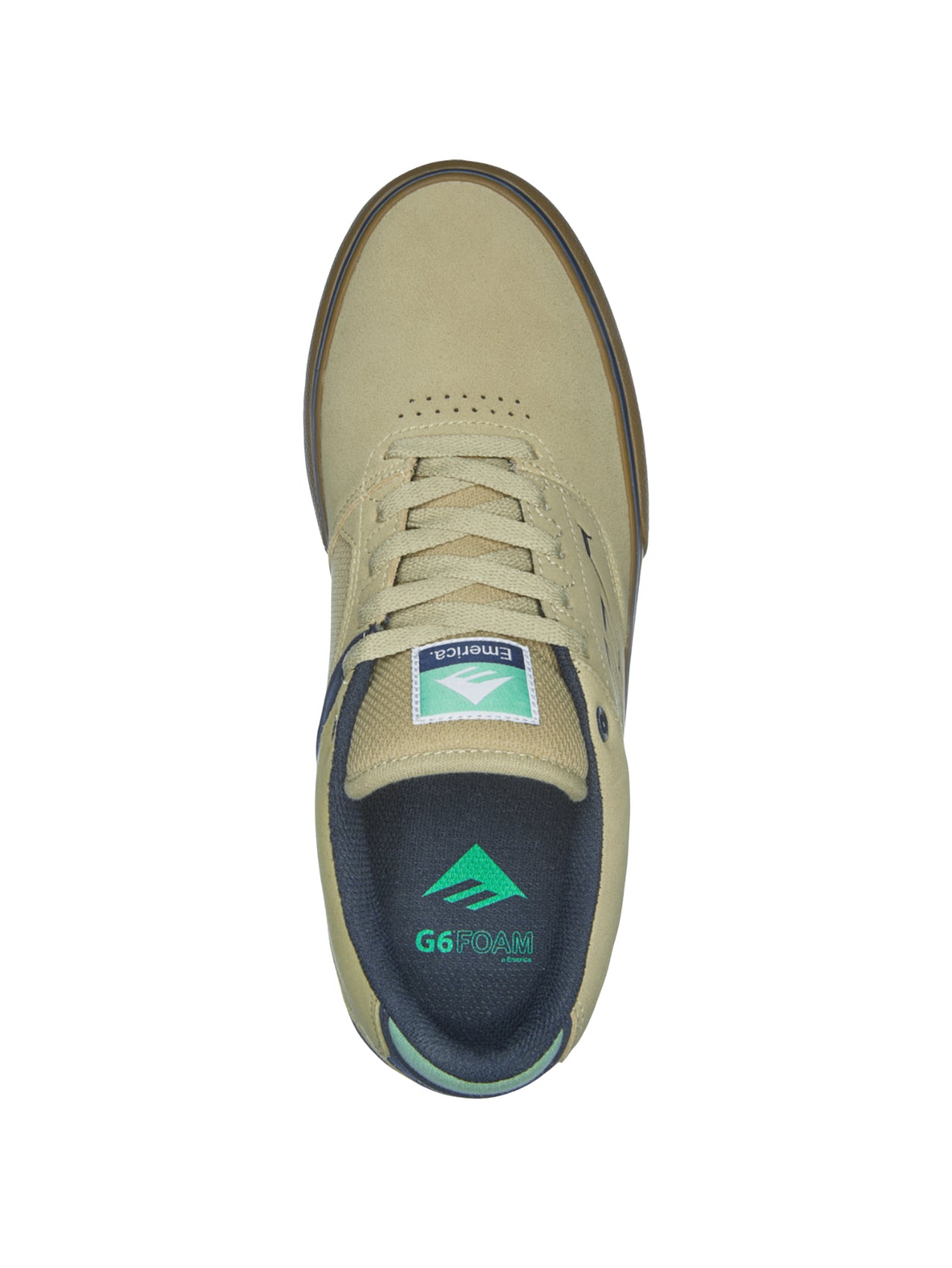Emerica "The Low Vulc" Tan/Blue/Green