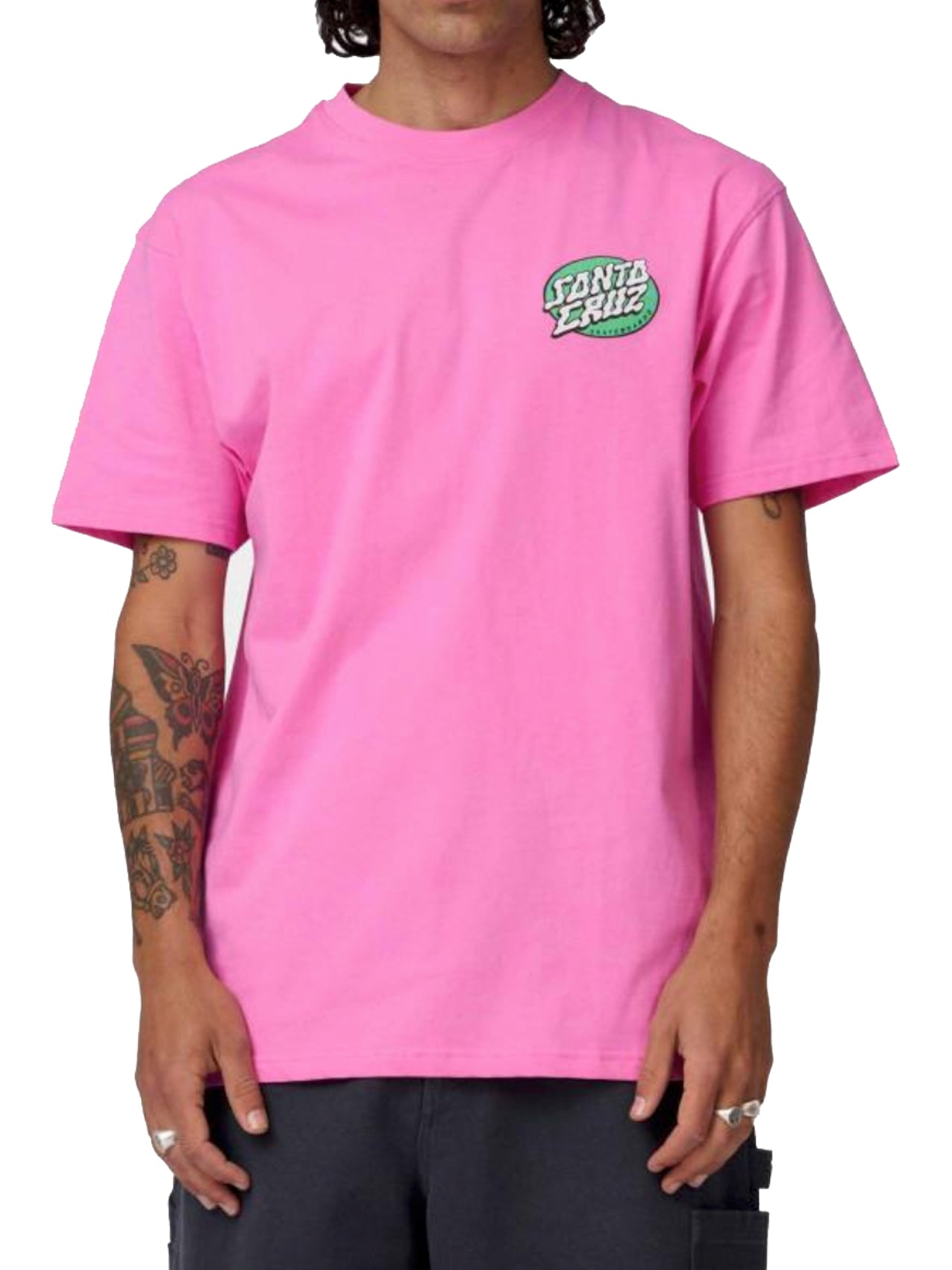Santa Cruz T-Shirt "Vertigo Dot" Electric Pink