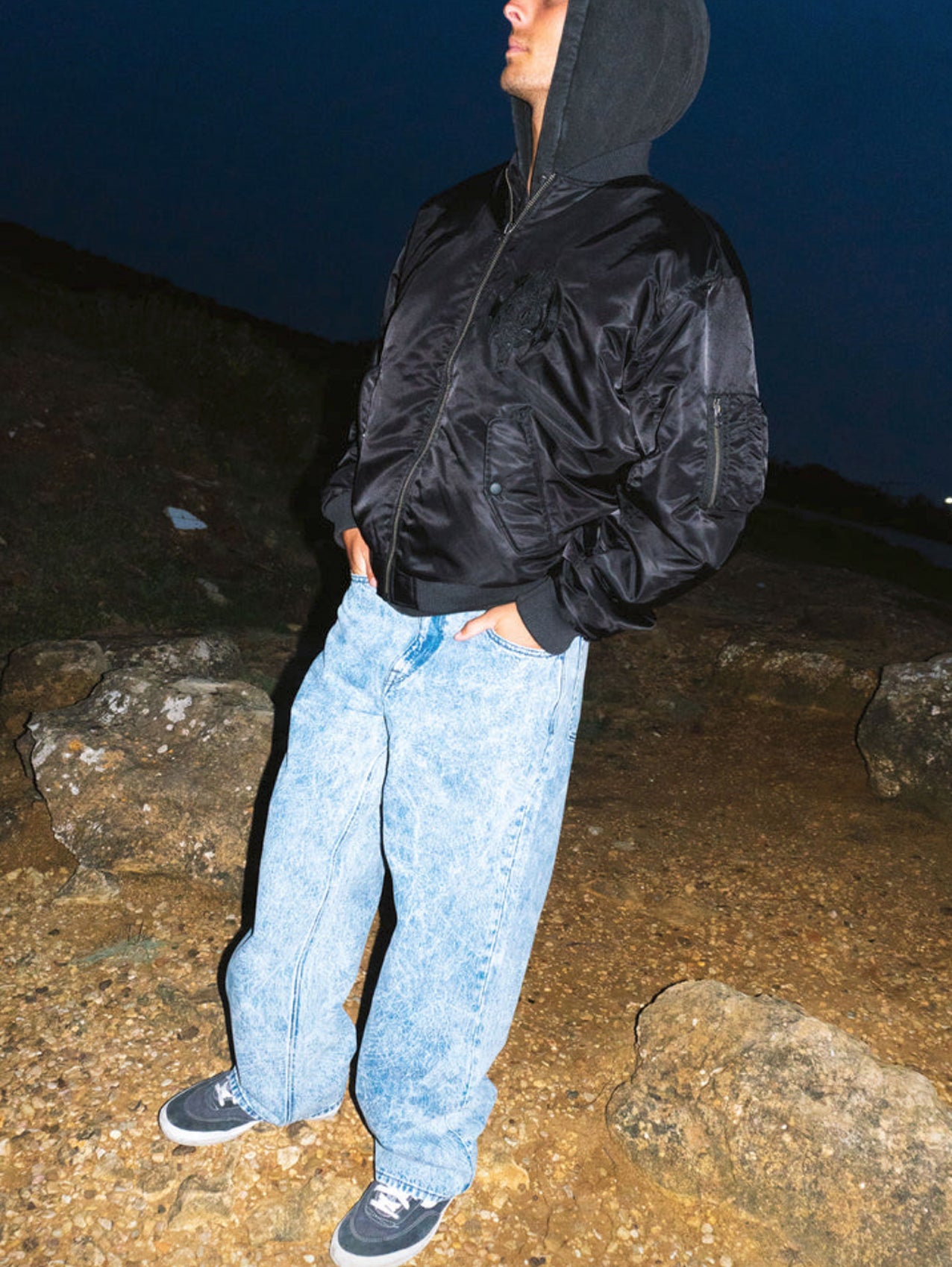 Volcom "Billow" Denim Jeans Broken Blue