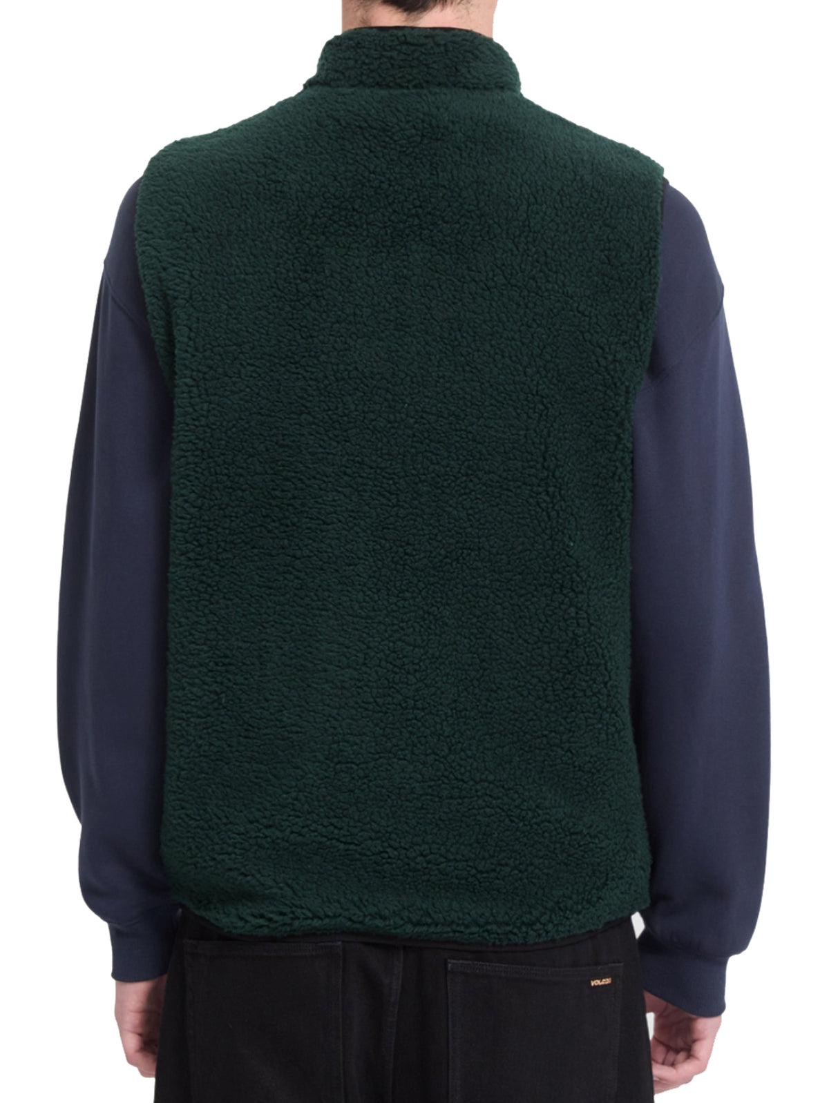 Volcom "Muzzer Fuzzar" Vest Fleece Scarab