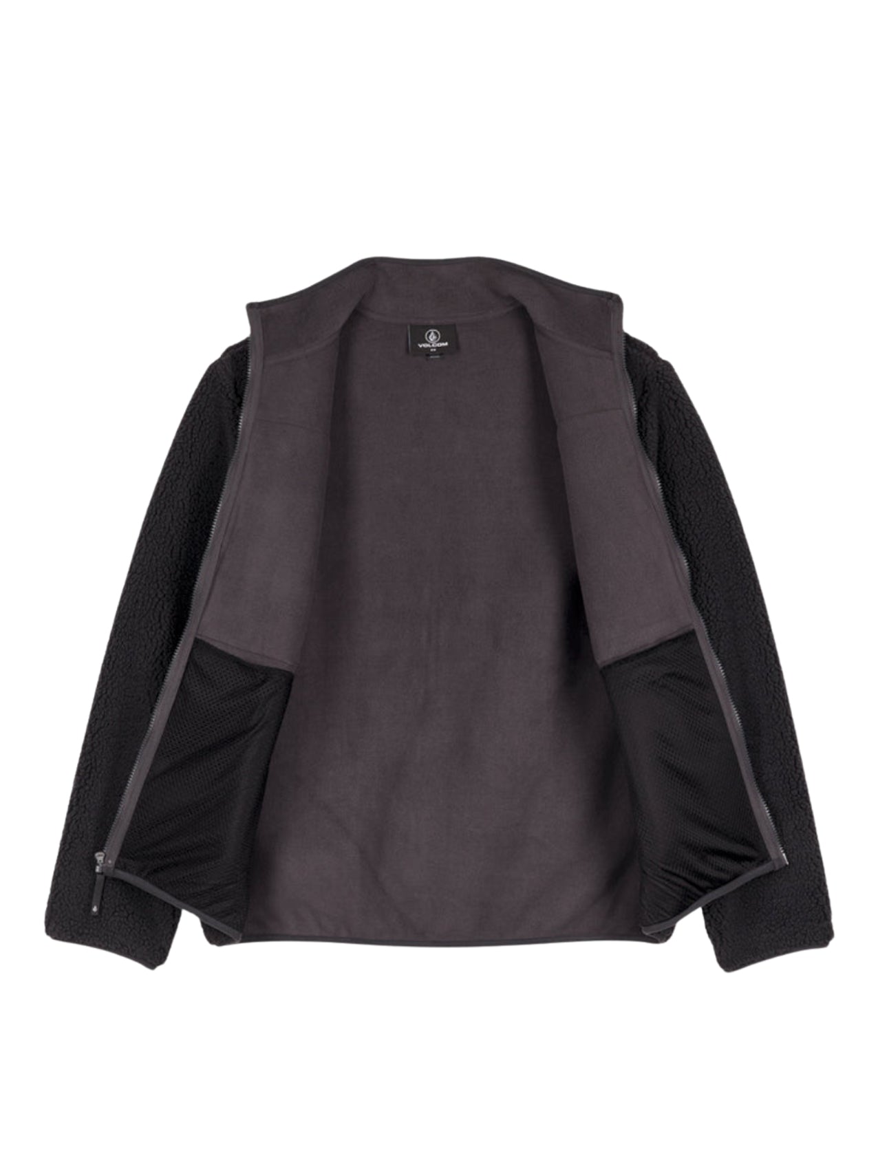 Volcom "Storm Stone" Zip Sweatshirt Aspahlt Black