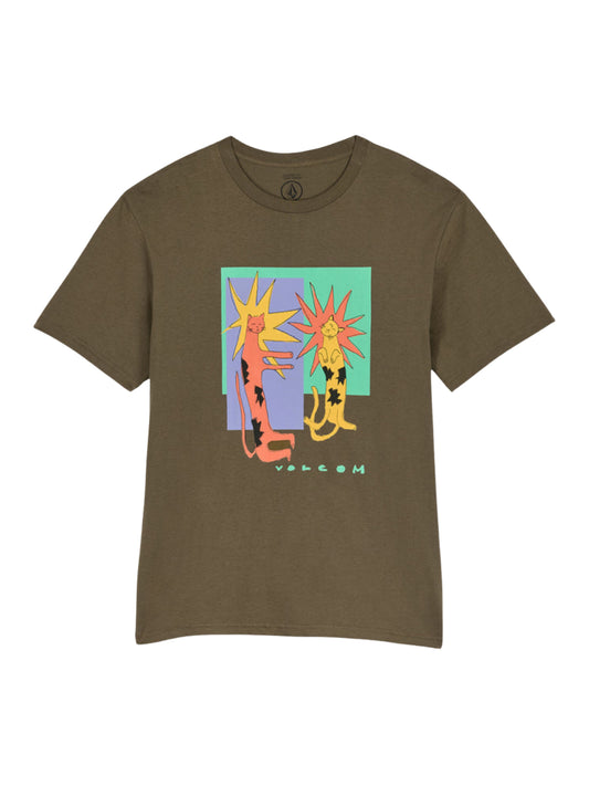 Volcom T-Shirt "Longo Cats" Sage Leaf