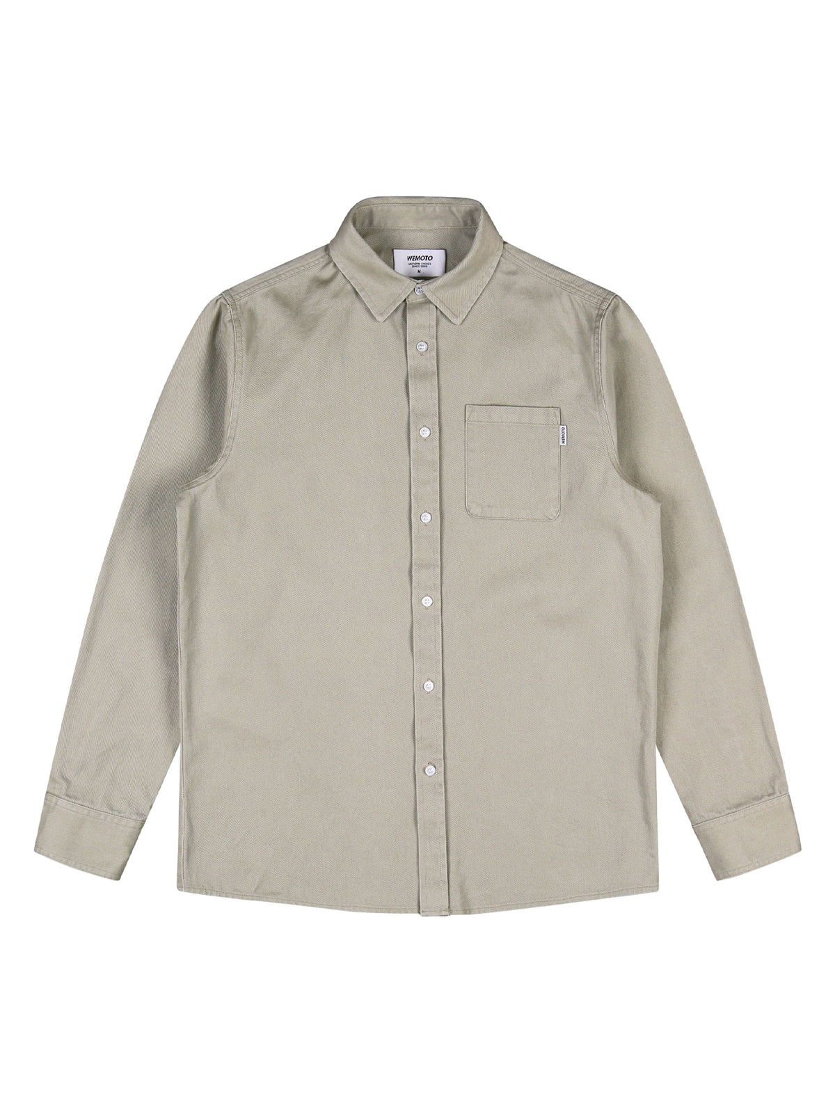 Wemoto "Bobby" Cotton Twill Shirt Burnt Olive