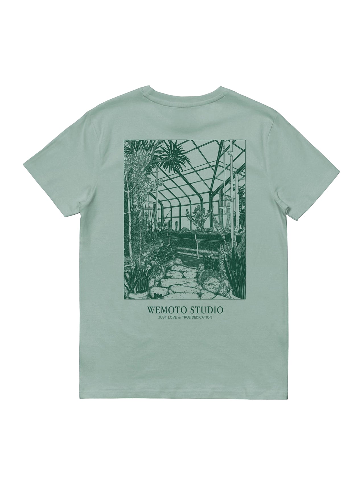 Wemoto T-Shirt "Glasshouse" Pistacchio