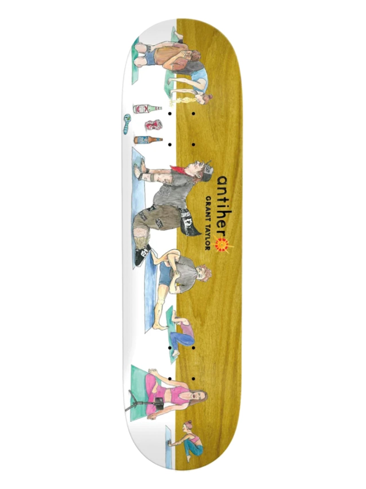 Anti-Hero Skateboards Grant Taylor "I Farted In Yoga" 8.5"