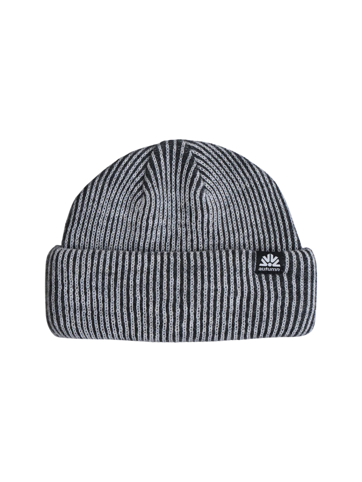 Autumn "Cord Double Roll" Beanie Charcoal