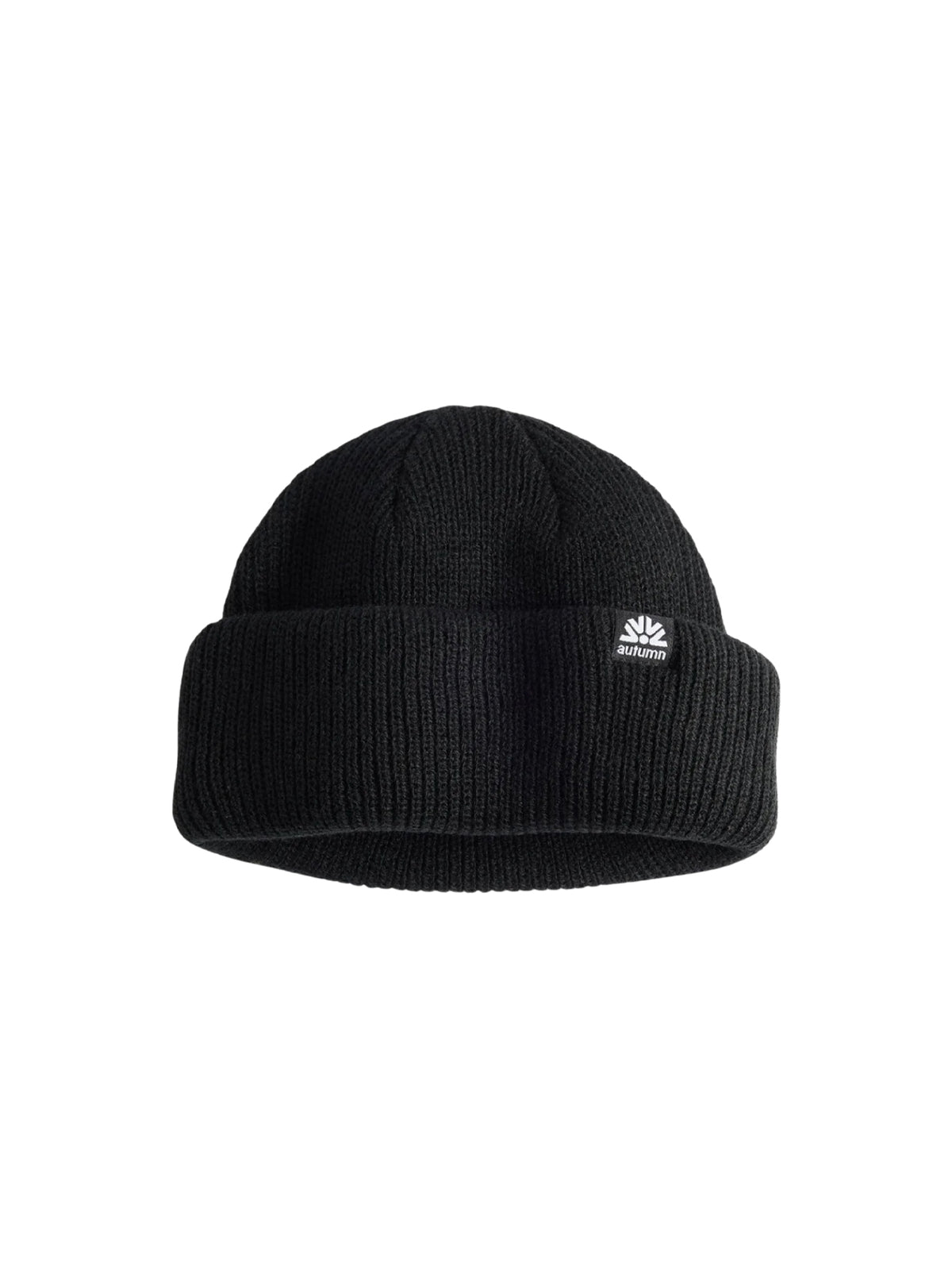 Autumn "Double Roll" Beanie Black