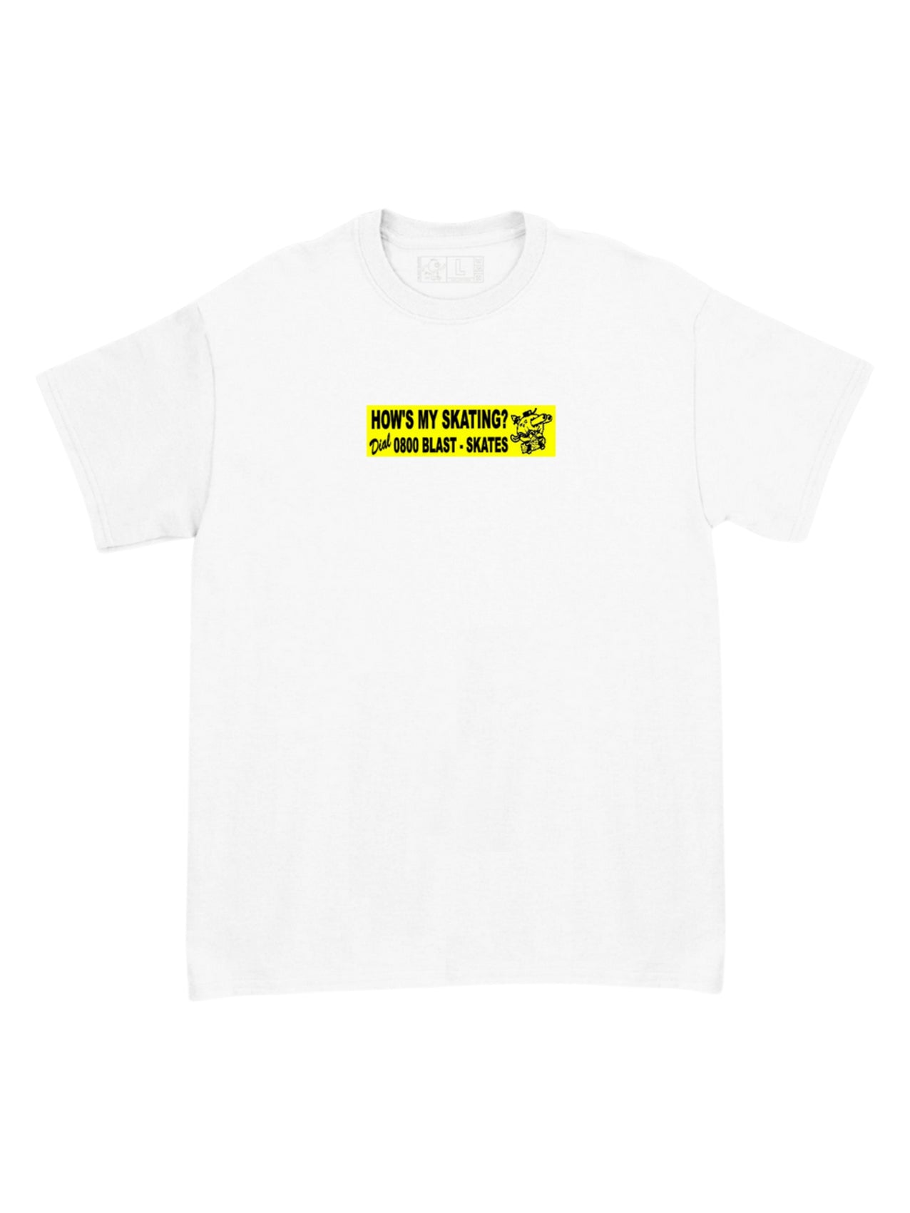 Blast T-Shirt "Acid Blaster" White
