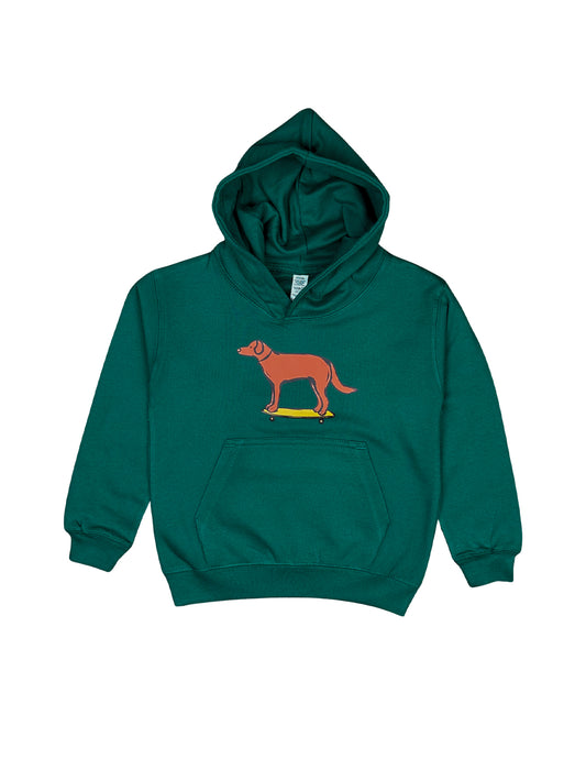 Bretterbude Kids Hoodie "Gassi" Rainforest Green
