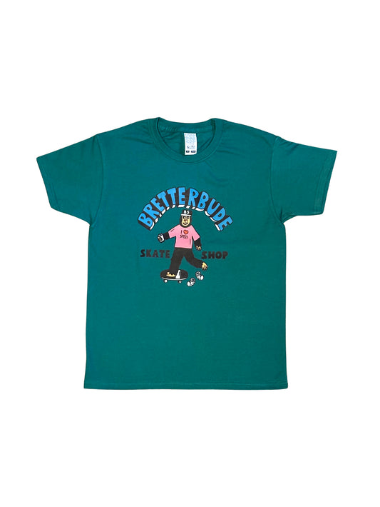 Bretterbude Kids T-Shirt "I Love Spezi" Green