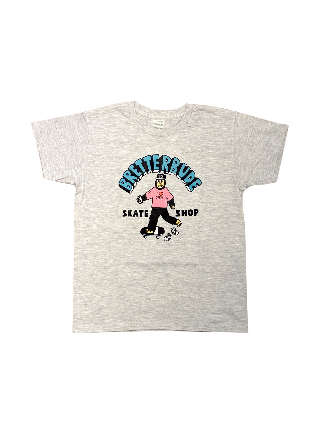 Bretterbude Kids T-Shirt "I Love Spezi" Grey