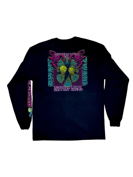 Bude "Skateshop Day" Longsleeve Black
