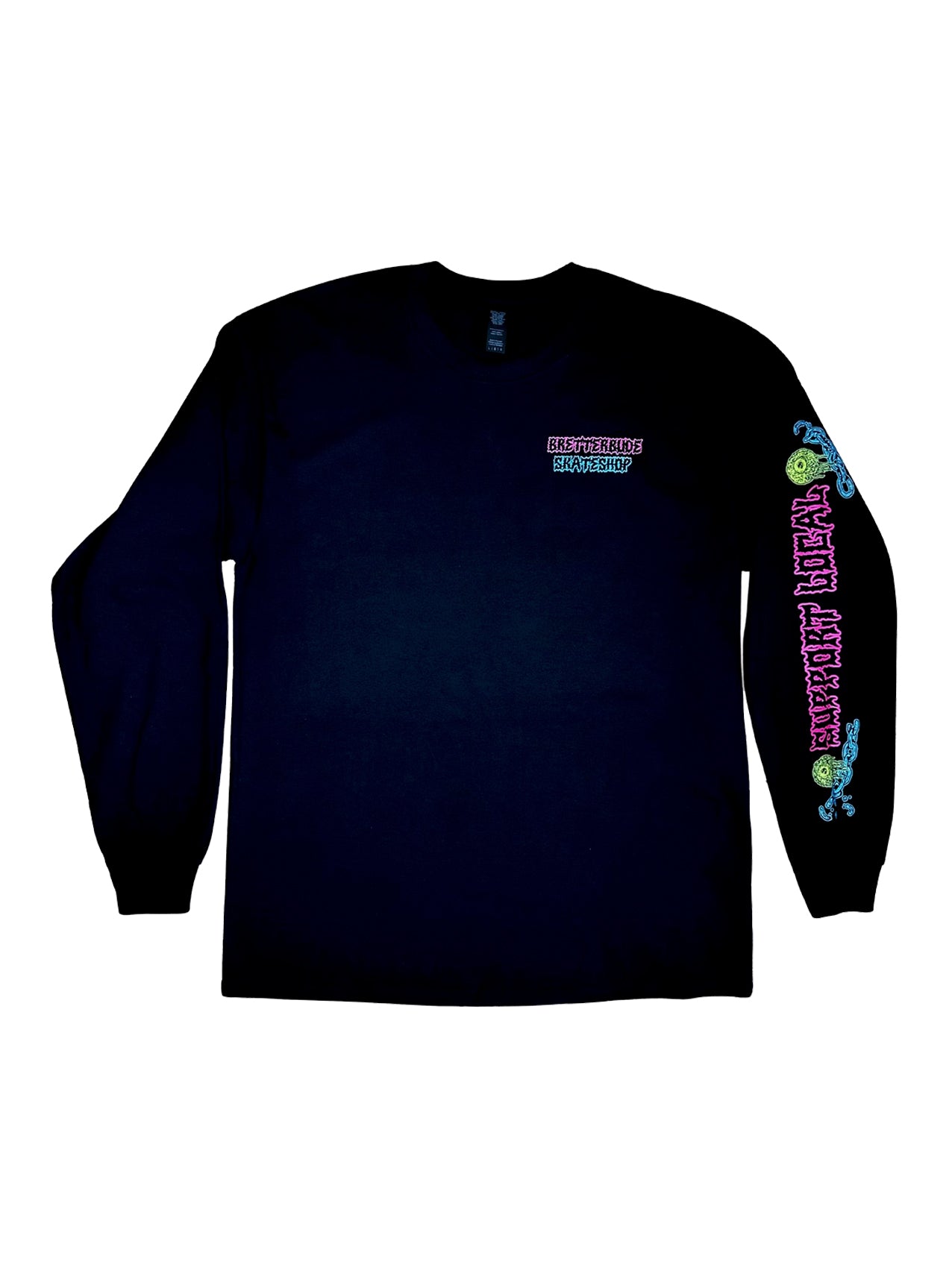 Bude "Skateshop Day" Longsleeve Black