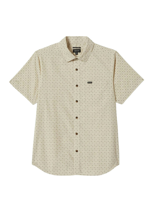 Brixton "Charter Print" Shirt Off White/Micro Floral
