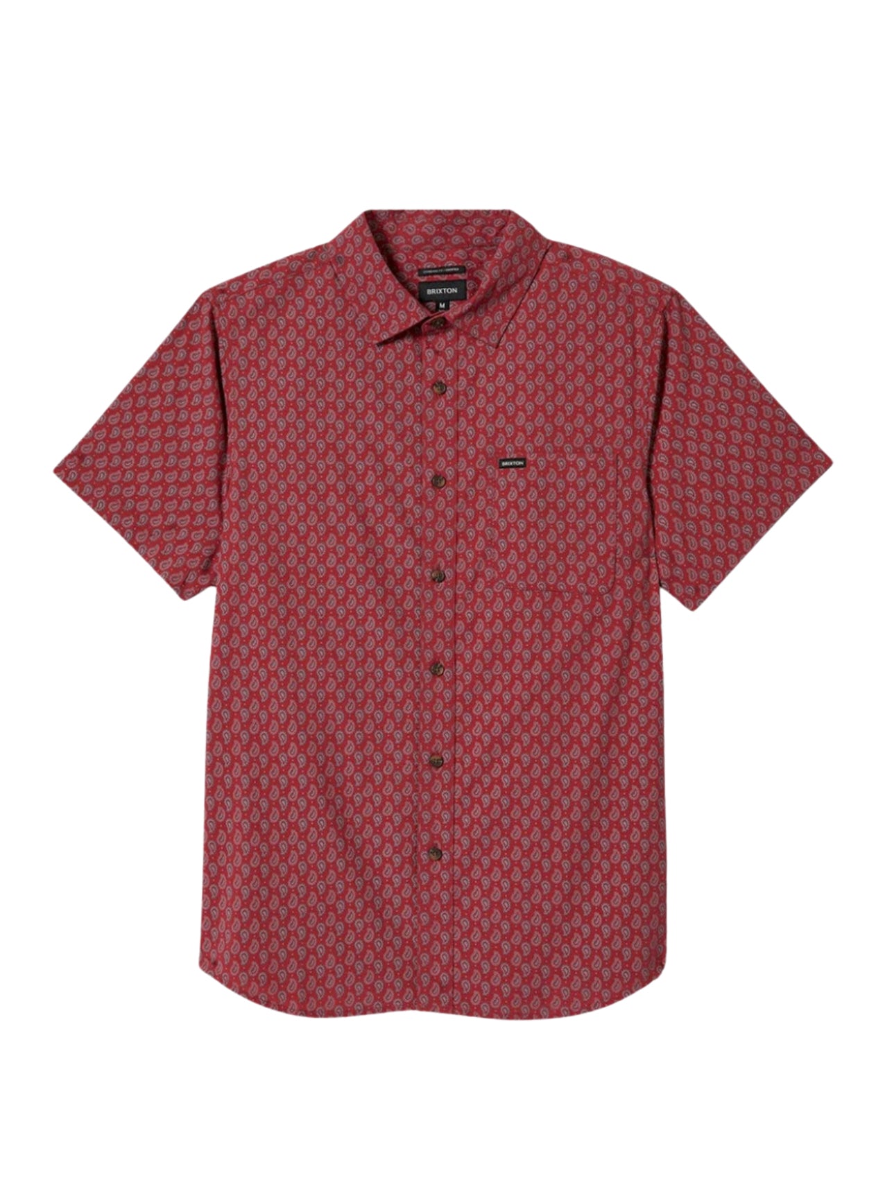 Brixton "Charter Print" Shirt Rust Red/Paisley
