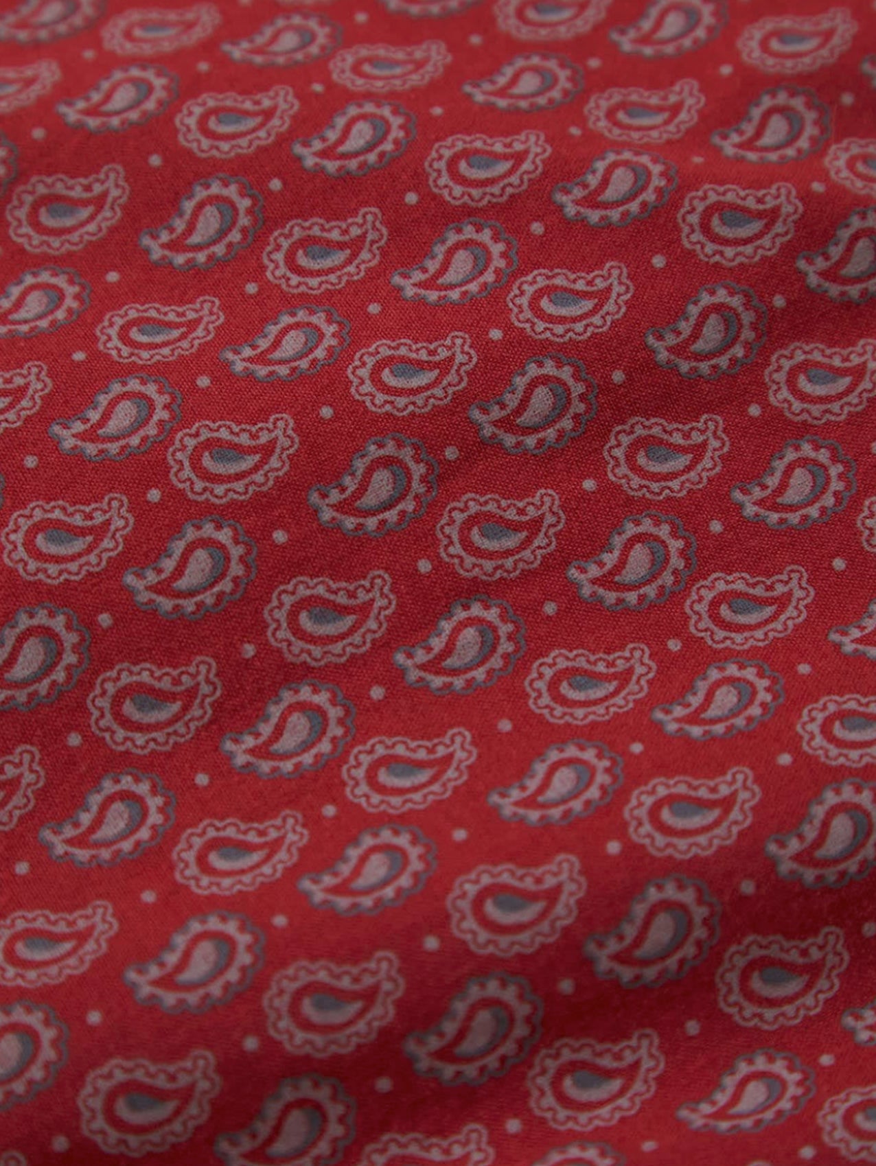 Brixton "Charter Print" Shirt Rust Red/Paisley