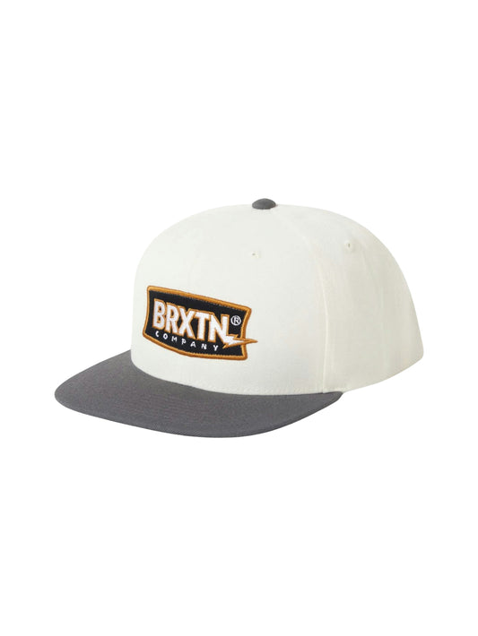 Brixton "Lightning" Cap Off White/Charcoal