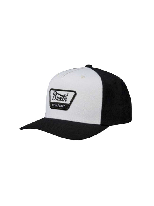 Brixton "Linwood" Snapback Cap Black/White