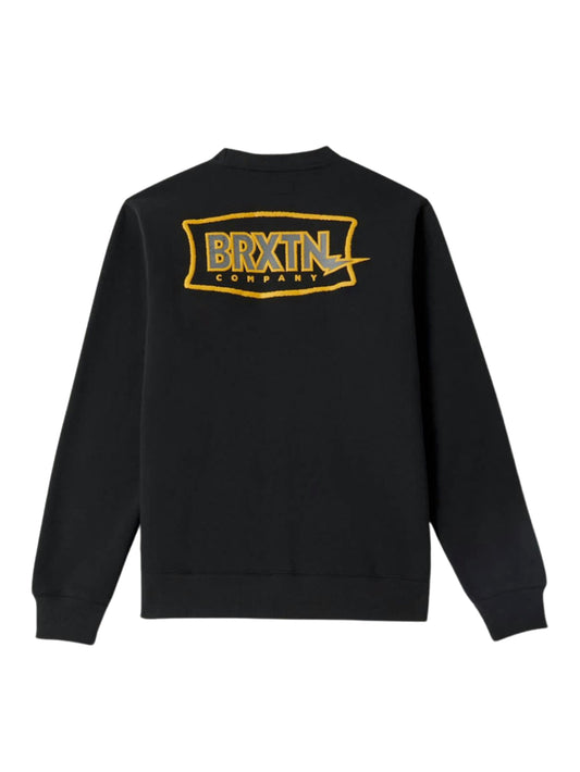 Brixton "Lightning" Crew Sweater Black