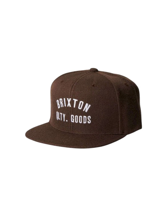 Brixton "Woodburn" Snapback Cap Brown