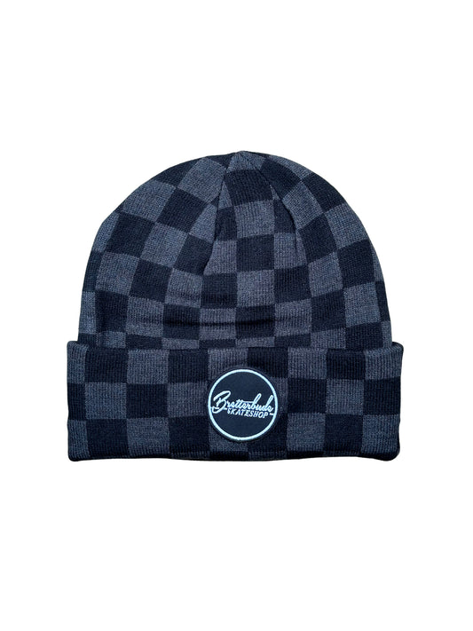 Bude "Checkerboard" Beanie Black/Grey