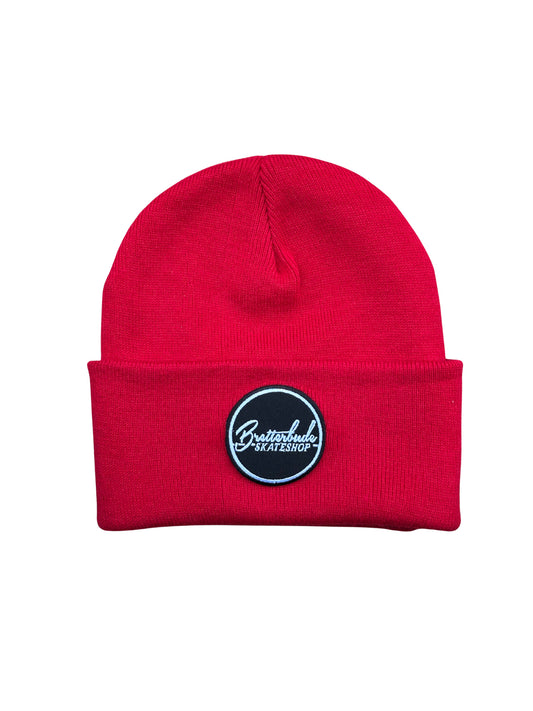 Bude "Cuffed" Beanie Red
