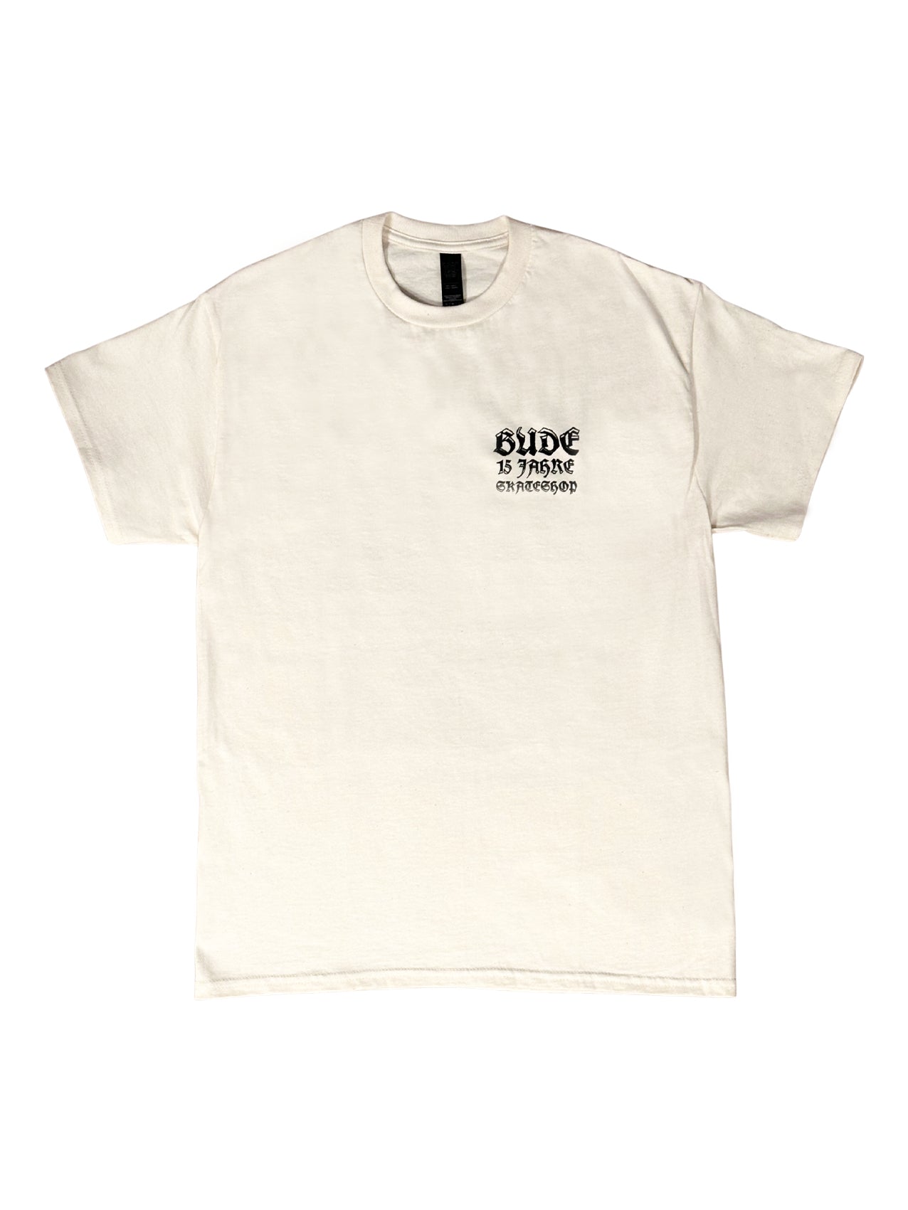 Bude T-Shirt "15YRS Skateschoppen" Natural