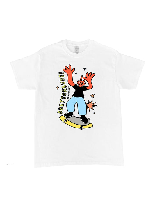 Bude T-Shirt "Devil" White