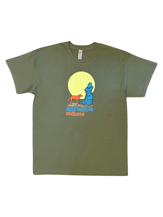 Bude T-Shirt "Gassi" Military Green