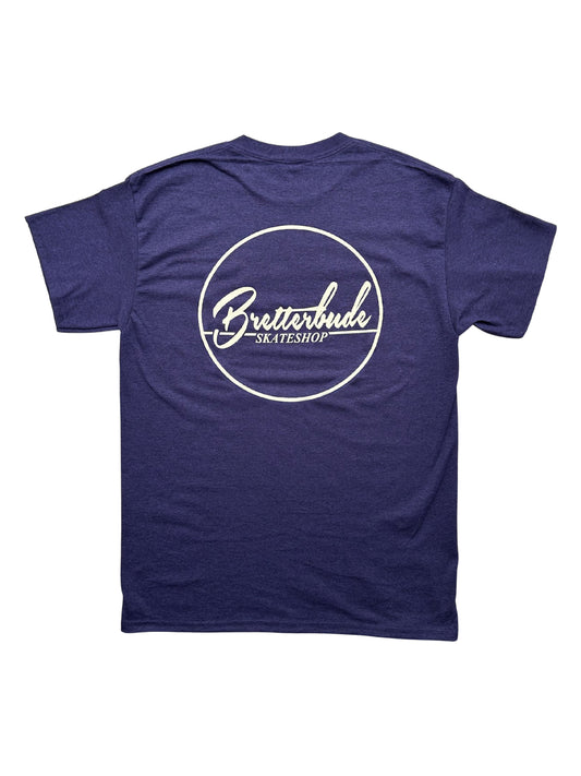 Bude T-Shirt "Logo" Plum