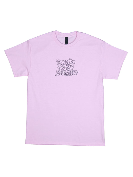 Bretterbude Support T-Shirt "Skateshop Day" Light Pink