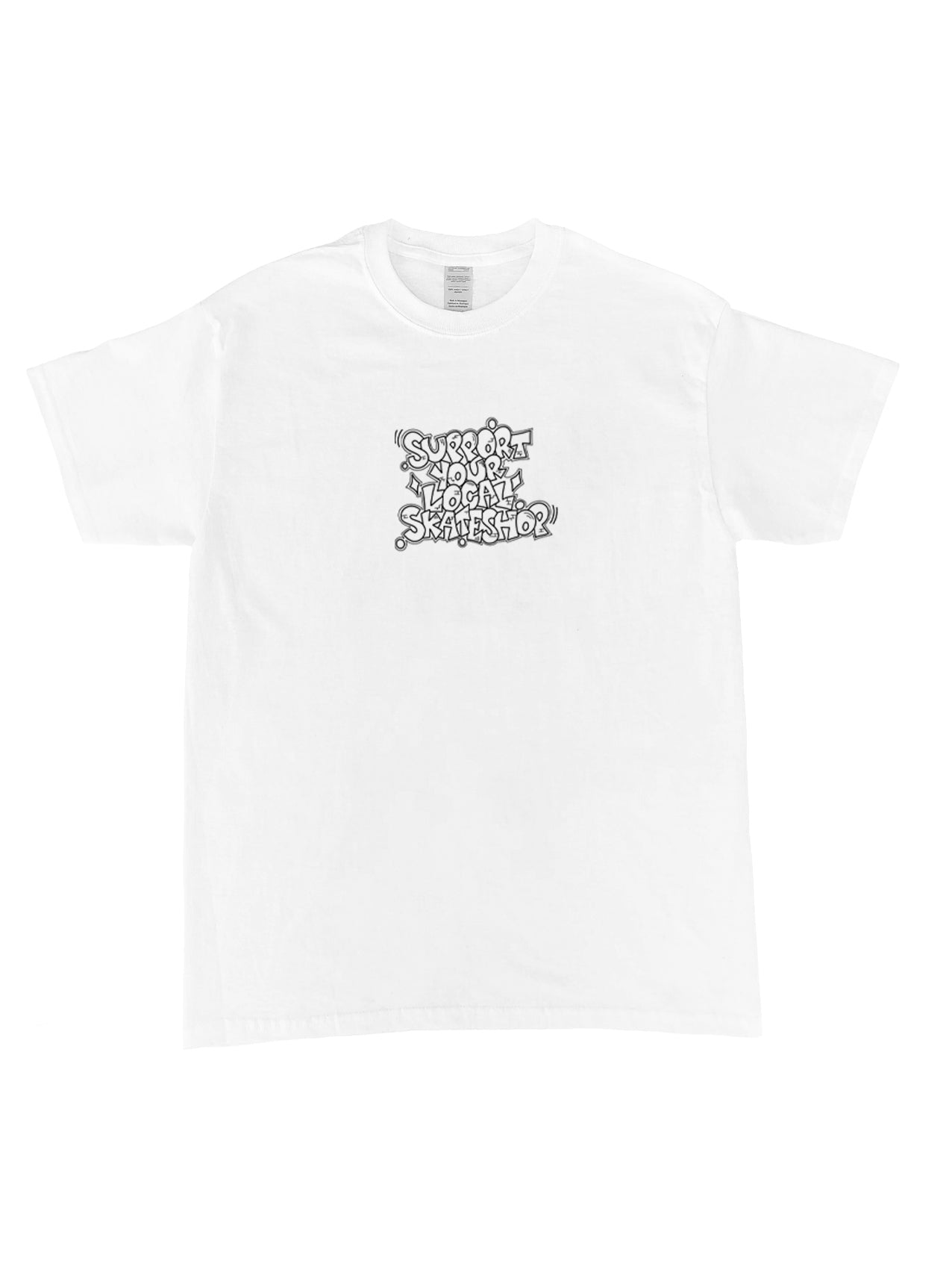 Bretterbude Support T-Shirt "Skateshop Day" White