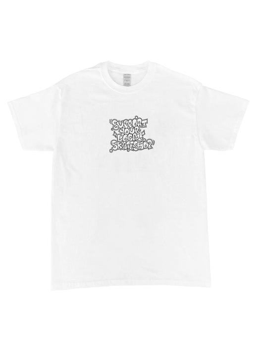 Bretterbude Support T-Shirt "Skateshop Day" White