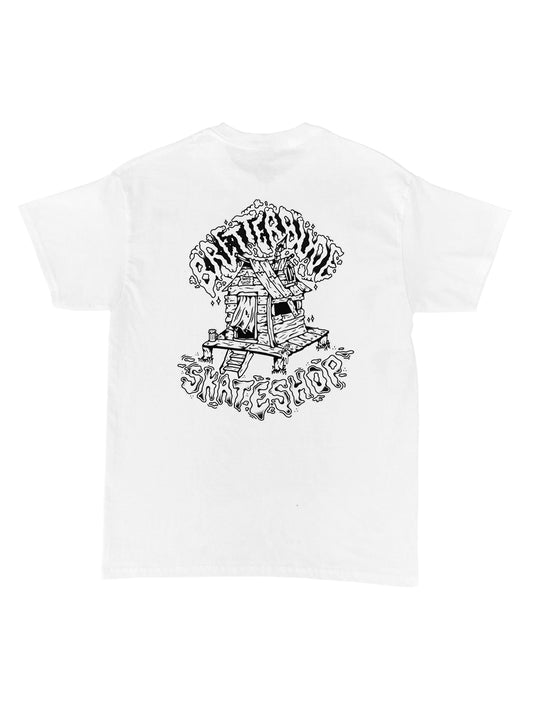 Bretterbude T-Shirt "Skateshop Day" White