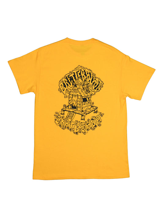 Bretterbude T-Shirt "Skateshop Day" Yellow