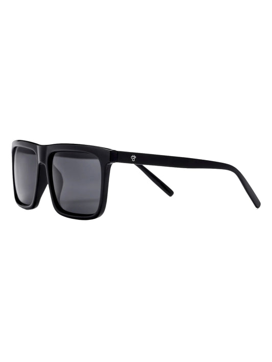 CHPO "Bruce" Shiny Black Sunglasses