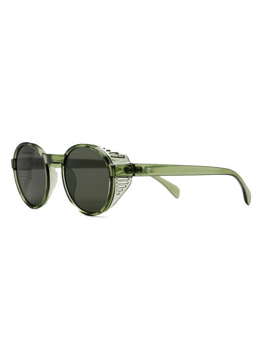 CHPO "Rille" Forest Green Sunglasses