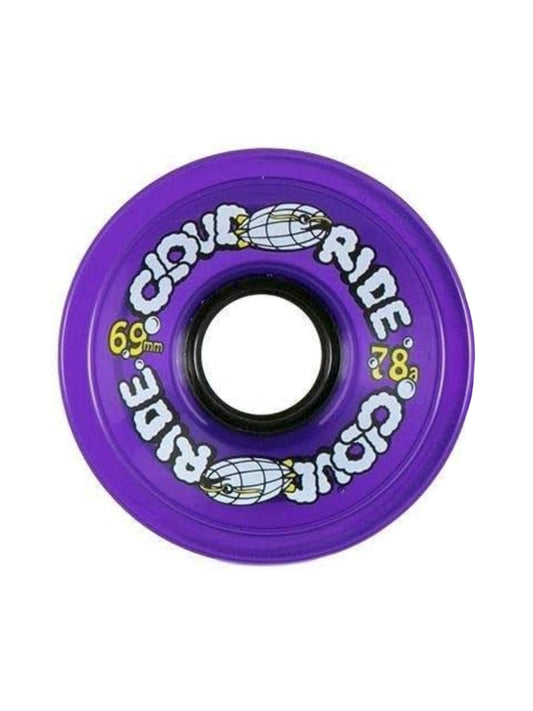 Cloud Ride Cruiser Wheels "Clear Midnight" 69mm/78a