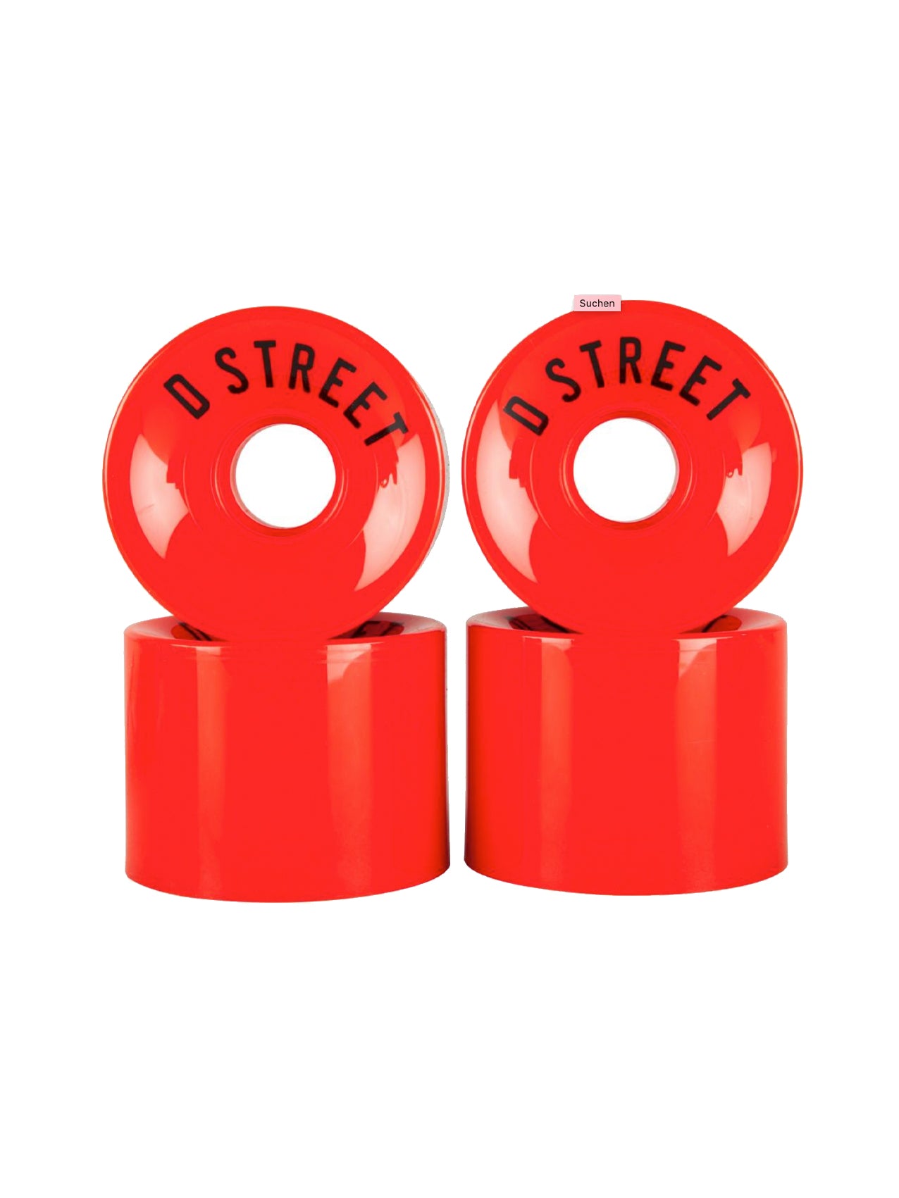 D-Street Cruiser Wheels "59 Cent" Red 59mm/78a