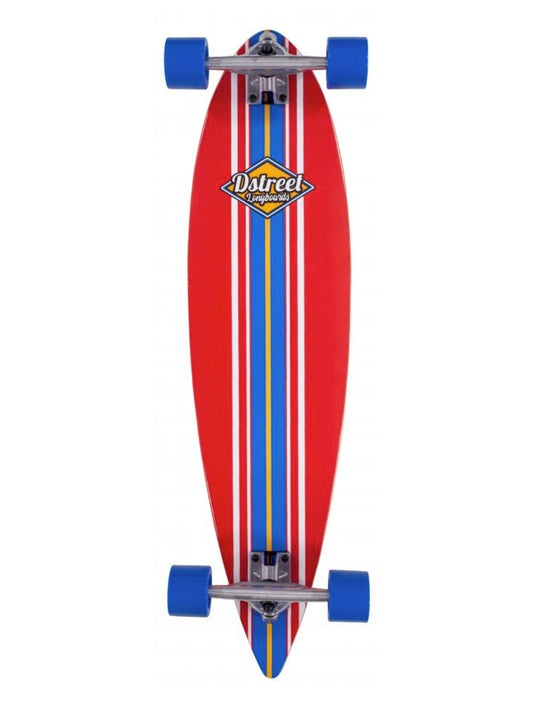 D-Street "Pintail" Longboard Red