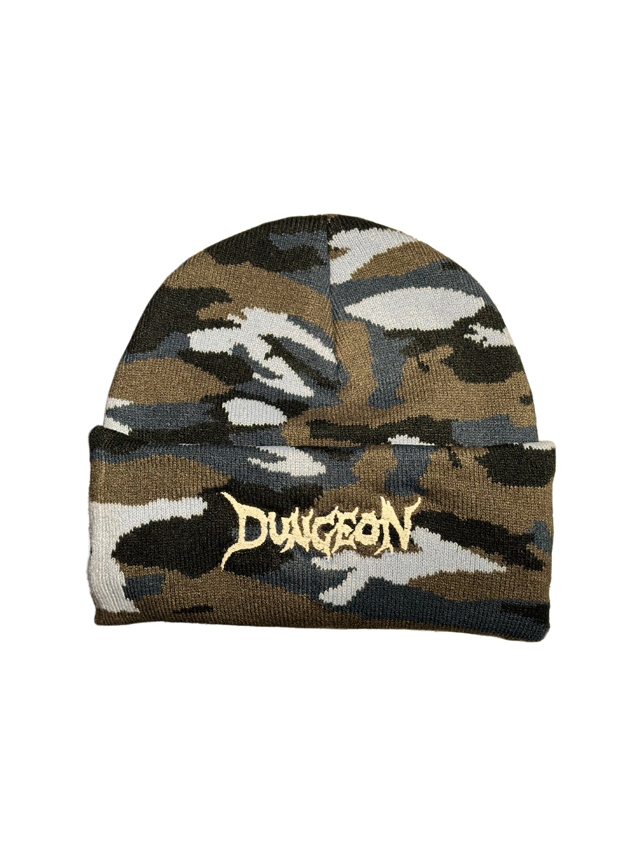 Dungeon "Logo" Camo Beanie