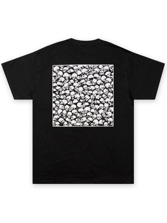 Dungeon T-Shirt "Classic Logo Skull Pattern" Black